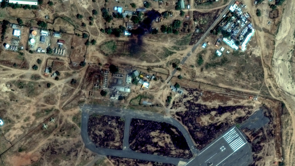 Imagem de satélite de el-Fasher.