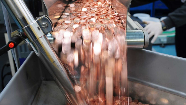 produção de moedas na INCM