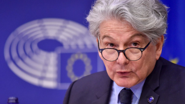 Thierry Breton no Parlamento Europeu