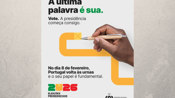 Cartaz da Comissão Nacional de Eleições