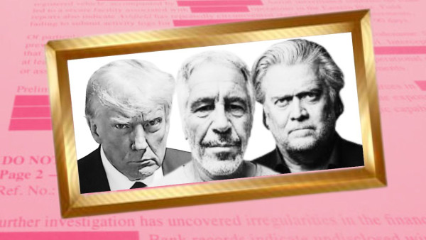 Donald Trump, Jeffrey Epstein e Steve Bannon