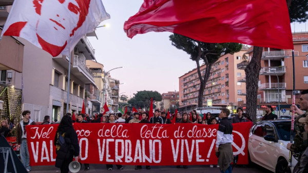 Manifestação no aniversário do assassinato de Valerio Verbano