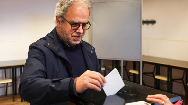 José Manuel Pureza votou em Coimbra na manhã deste domingo.