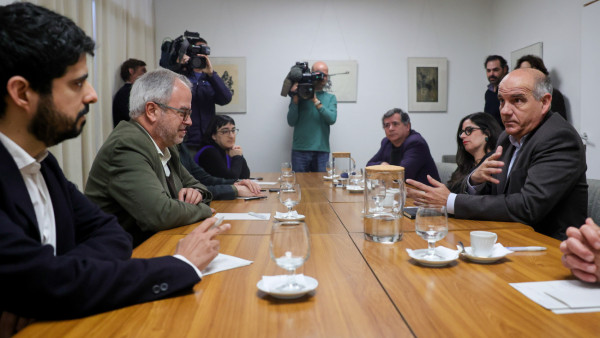 Reunião entre Bloco de Esquerda e PCP.