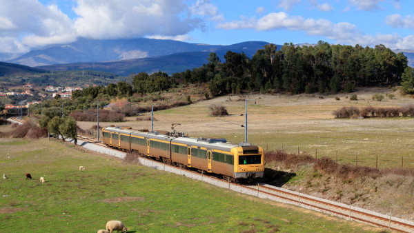 Linha da Beira Baixa em Alcaria (Fundão)