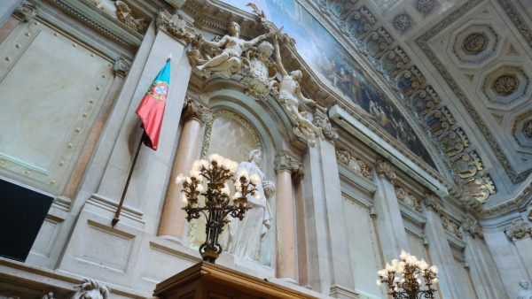 Sala do plenário da Assembleia da República