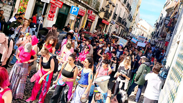 Manifestação do Dia da Visibilidade Trans em Lisboa