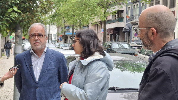 José Manuel Pureza, Carolina Serrão e Ricardo Moreira