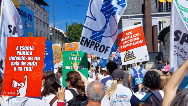 Manifestação da Fenprof em Lisboa