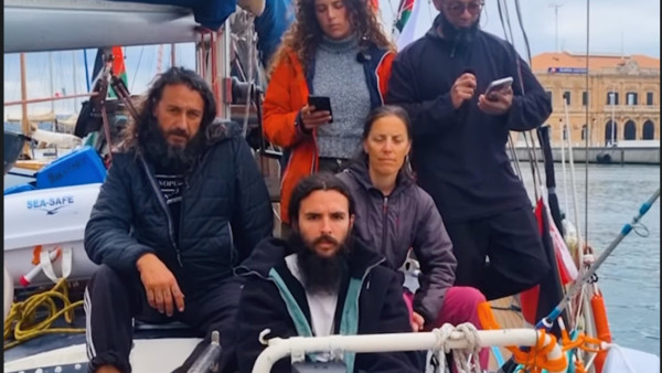 Ativistas detidos no barco com dois médicos portugueses