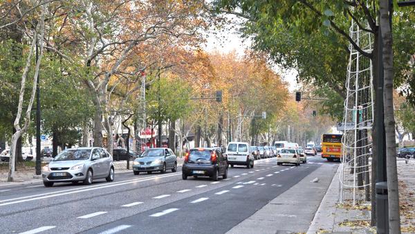 Avenida da Liberde, em Lisboa.