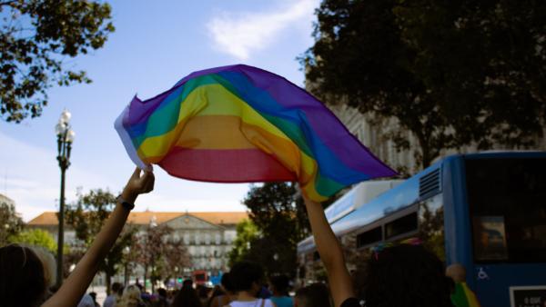 Marcha LGBTQI+ no Porto.