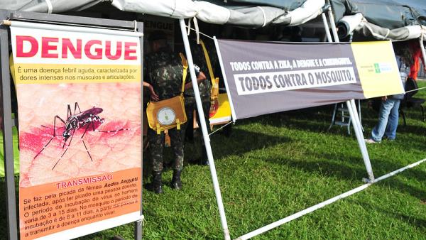 Dia de sensibilização sobre o combate ao mosquisto Aedes aegyptina na Praça dos Três Poderes em Brasília, 2016. Foto de Agência Brasília/Flickr.