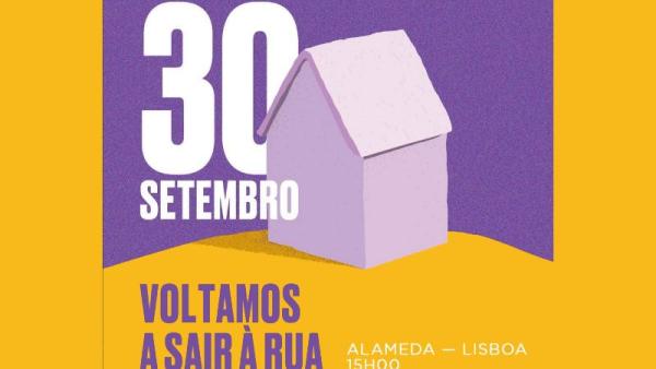 Cartaz da manifestação