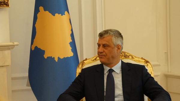 Hashim Thaçi em 2017. Foto do Ministério Estónio dos Negócios Estrangeiros/Flickr.