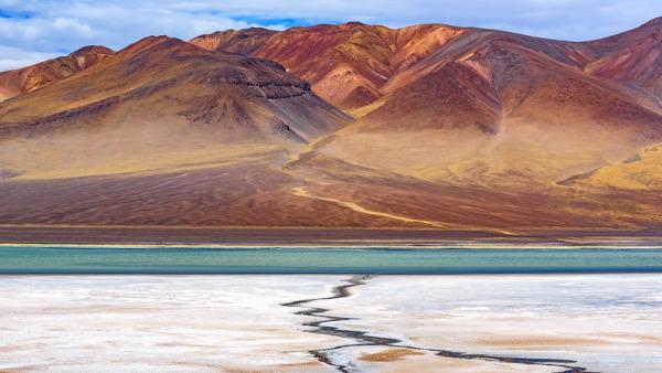 Salar de Tara. Deserto de Atacama. Foto de Nêssa Florêncio/Flickr.