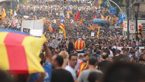 Manifestação pós referendo de 1 de outubro