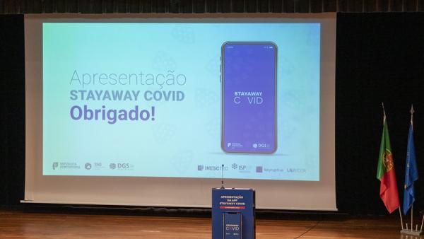 Apresentação da aplicação StayAway Covid no Politécnico do Porto. Foto de Patrícia Afonso/Politécnico do Porto/Flickr. Direitos Reservados.