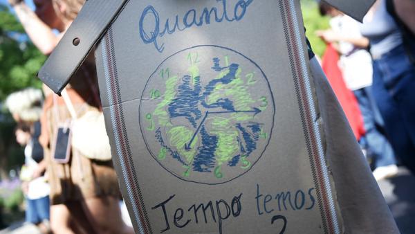 Greve Climática Estudantil. Foto de Ana Mendes.