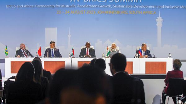 Cimeira de Joanesburgo. Foto de 15th BRICS SUMMIT/Flickr.