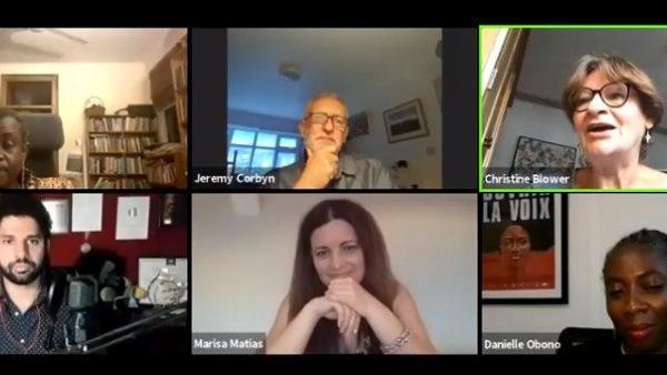 Marisa Matias juntou-se a Jeremy Corbyn, Danièle Obono, David Miranda e Gyeke Tanoh num debate online