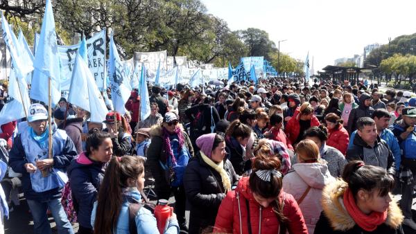 Protesto em Buenos Aires em setembro de 2019. Foto de EPA/Fabian Mattiazzi, Agência Lusa.