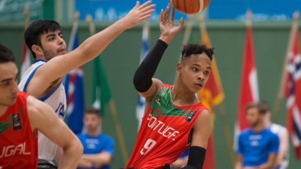 Jogo de Portugal nos Jogos Europeus da Juventude EPC 2019, na Finlândia. 