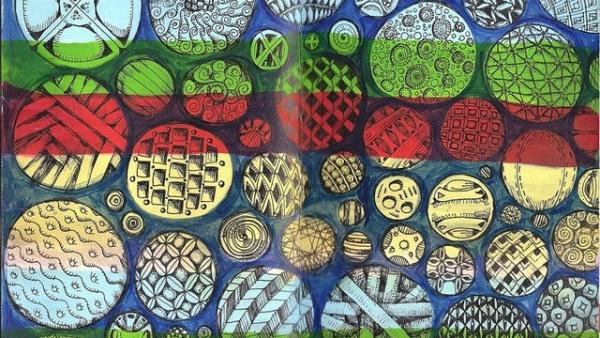 «Circle Tangle-Creative Destruction Day Six», in Life Imitates Doodles is licensed with CC BY-NC-ND 2.0.