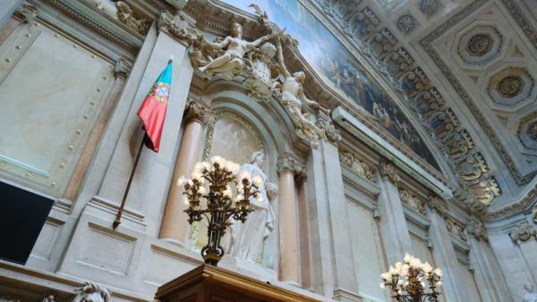 Sala do plenário da Assembleia da República