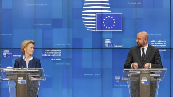 Ursula von der Leyen e Charles Michel. Foto: European Council @
