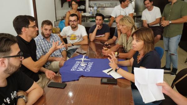 Reunião do Bloco de Esquerda com o sindicato do pessoal de voo da aviação civil (SNPVAC)