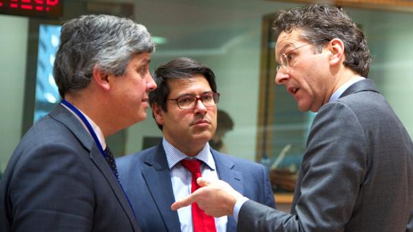 Mário Centeno, Mourinho Félix e Jeroen Dijsselbloem
