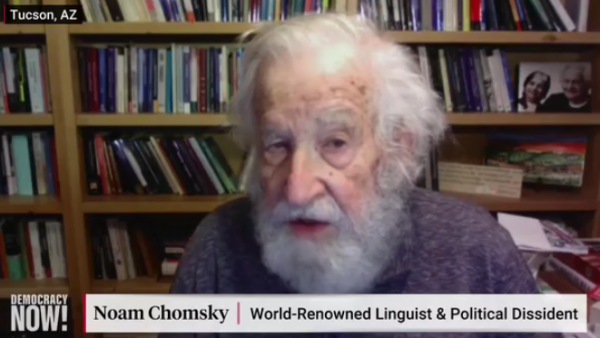 Noam Chomsky em entrevista ao Democracy Now.