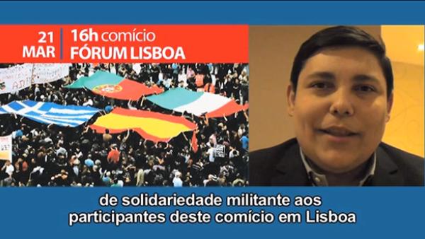 Syriza, Bloco e Podemos no comício deste sábado em Lisboa