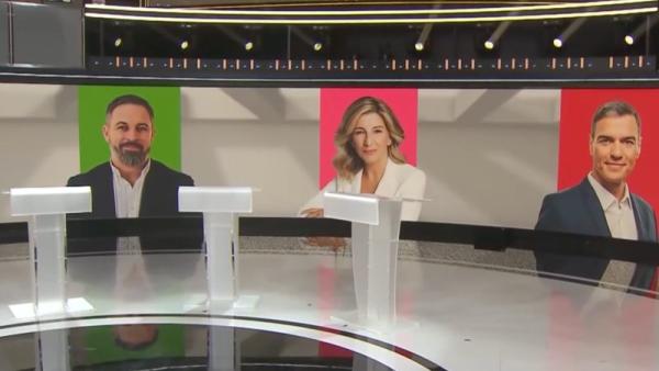Estúdio da TVE onde terá lugar o debate final