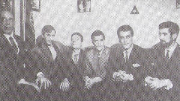 Humberto Delgado e companheiros em Argel, em 31 de janeiro de 1965, antes de partir para Badajoz.