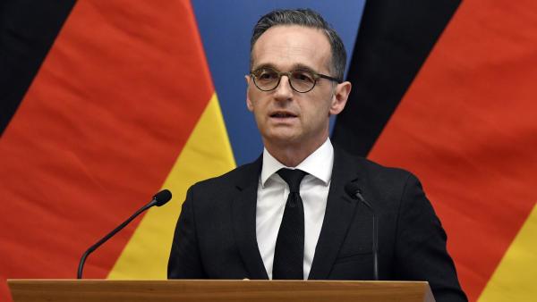 Heiko Mass, ministro dos Negócios Estrangeiros alemão. Foto de Zoltan Mathe, EPA, Lusa.