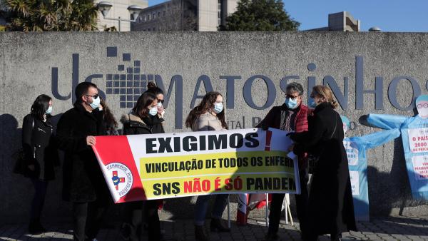 Concentração do SEP esta quarta-feira em Matosinhos.