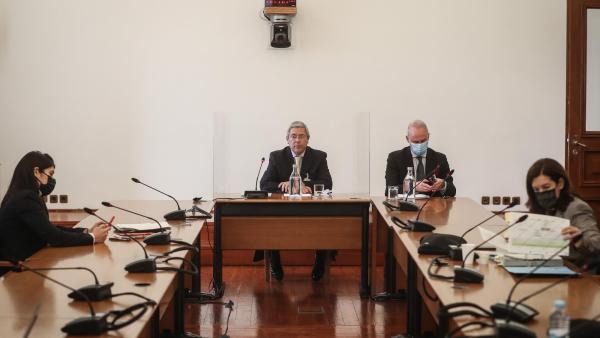 Bernardo Moniz da Maia na Comissão de Inquérito. Foto de Mário Cruz/Lusa.