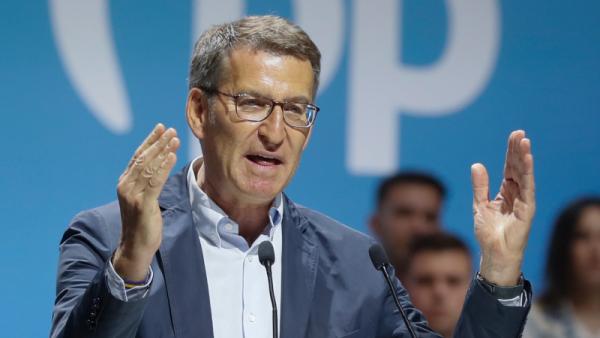 Alberto Núñez Feijóo, líder do PP espanhol.