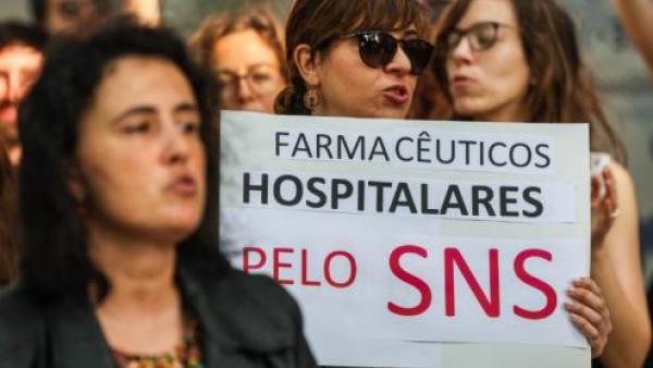 Farmacêuticos do SNS protestaram em junho junto ao Ministério da Saúde.