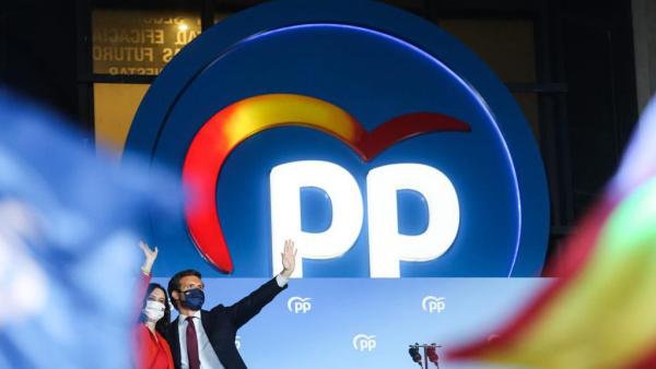 Díaz Ayuso e Pablo Casado