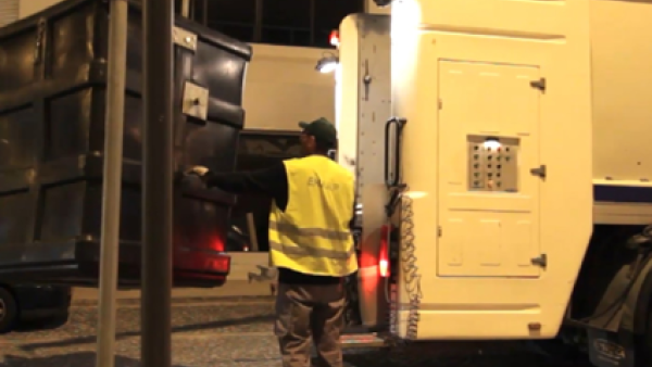 Trabalhadores da EMARP. Foto da CGTP.