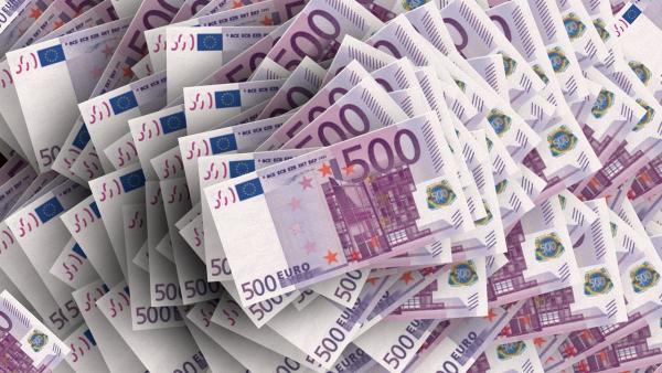 Notas de 500 euros.