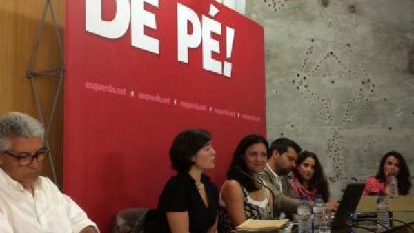  As bolsas deixaram de ser instrumentos a ser utilizados em momentos de formação e passaram a ser a regra da contratação dos investigadores, apontou Marisa Matias. Foto de Dalila Teixeira.