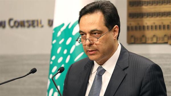 O primeiro-ministro libanês Hassan Diab. Foto de Elias zaghrini/wikimedia commons.