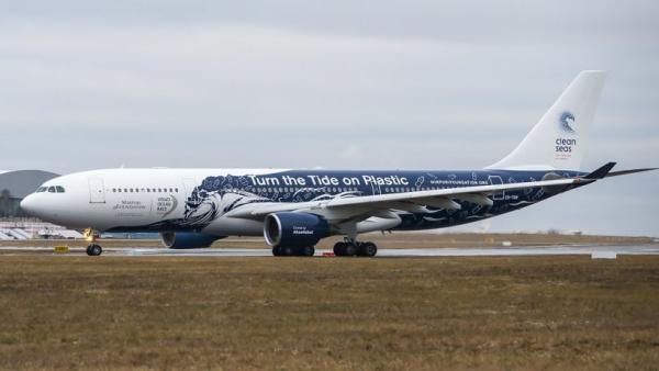 Avião da Hi Fly. Foto de despedimentos.pt.