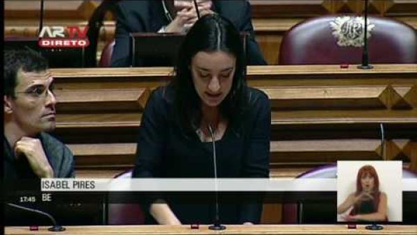 Isabel Pires: "CETA é afronta brutal à democracia