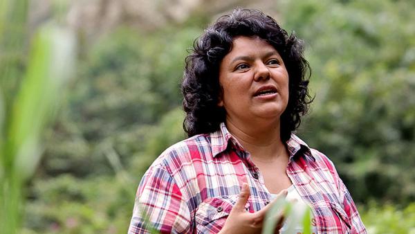 Berta Cáceres.