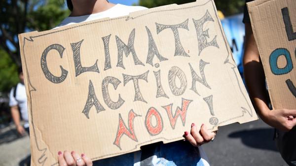 Greve climática estudantil. Foto de Ana Mendes.